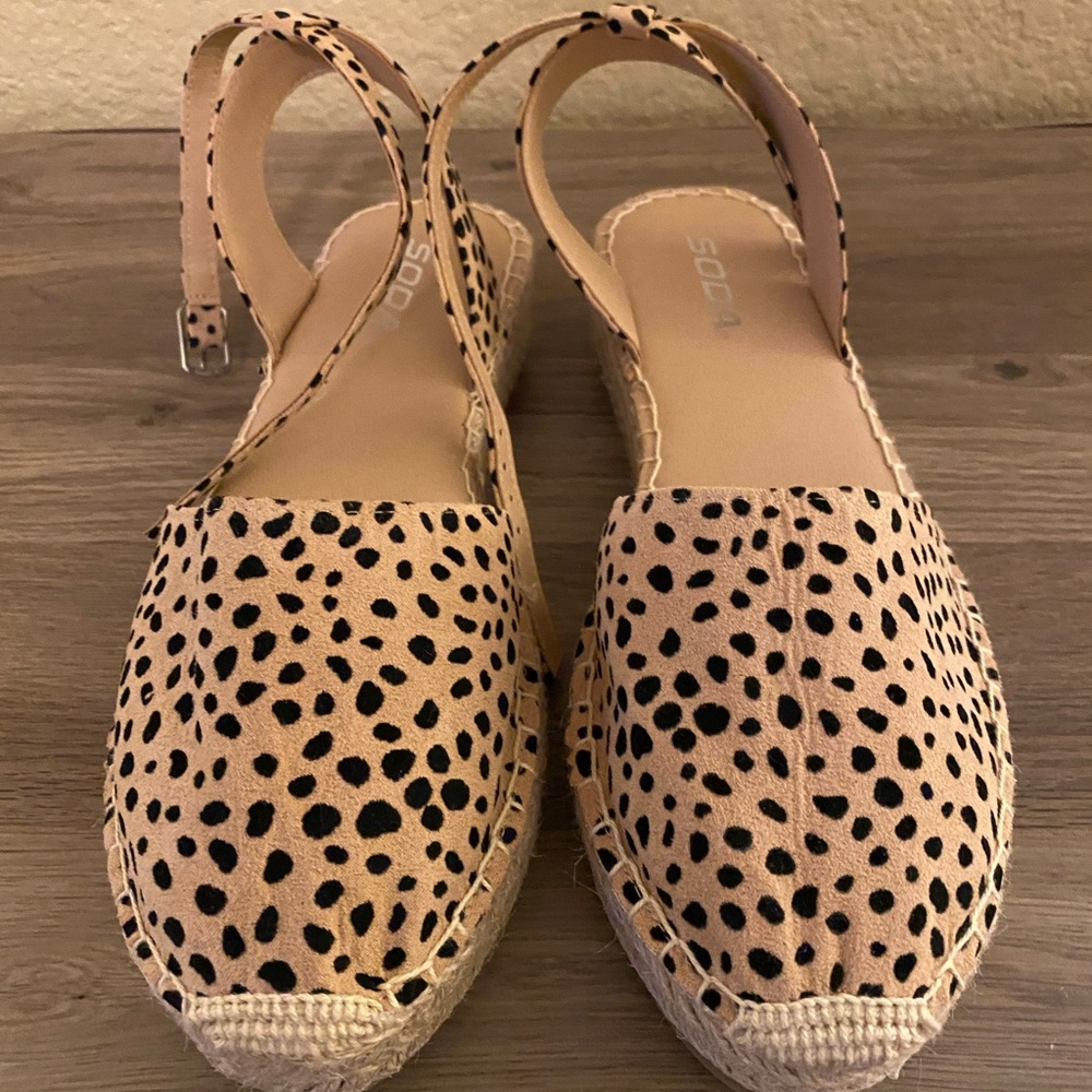 Animal print Soda Sandals